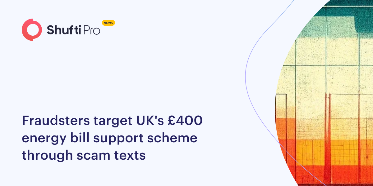 Fraudsters Target UK’s £400 Energy Bill Support Scheme through Scam Texts